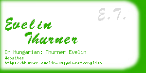 evelin thurner business card